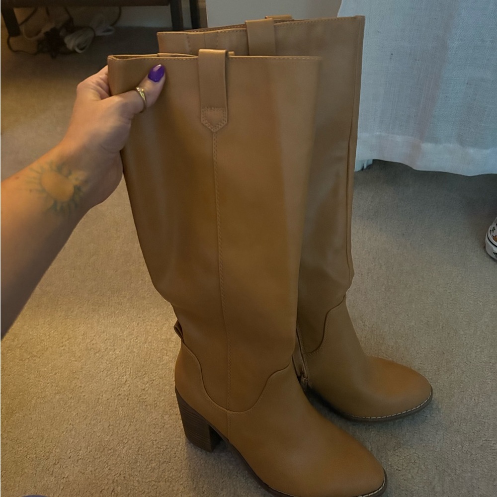 Target Women's Tan Heeled Boots